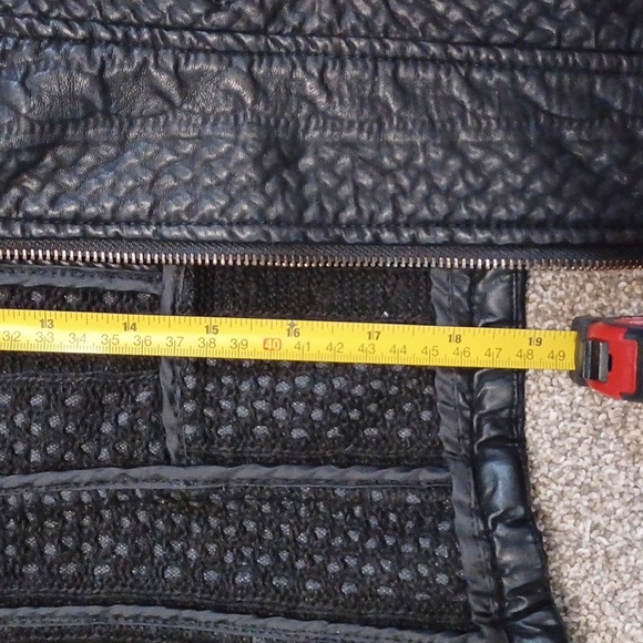 Blanc Noir Textured Faux Leather Jacket in Black - Picture 12 of 12